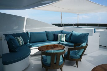 Sun Deck Lounge Seating with Euro-Awning